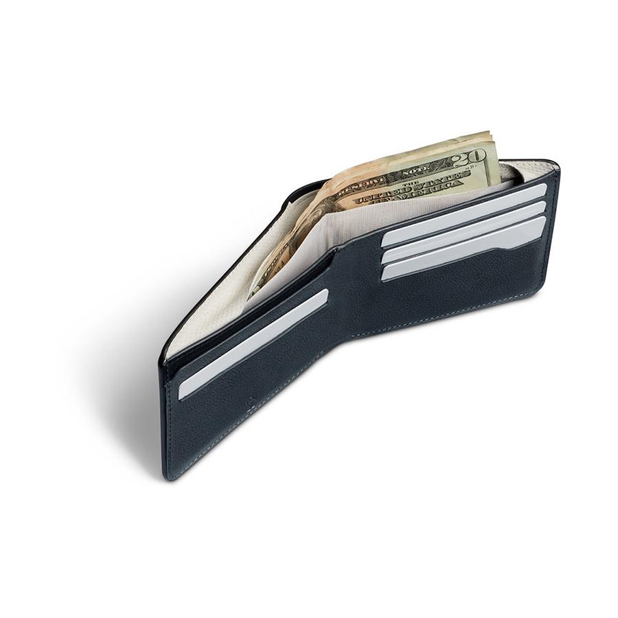 Bellroy RFID Hide & Seek LO Premium Leather Wallet Black Black