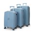 Caselite Aero 56cm, 65cm & 75cm Hardside Luggage Set Light Blue