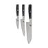 Miyabi Pakka 3 Piece Knife Set Black