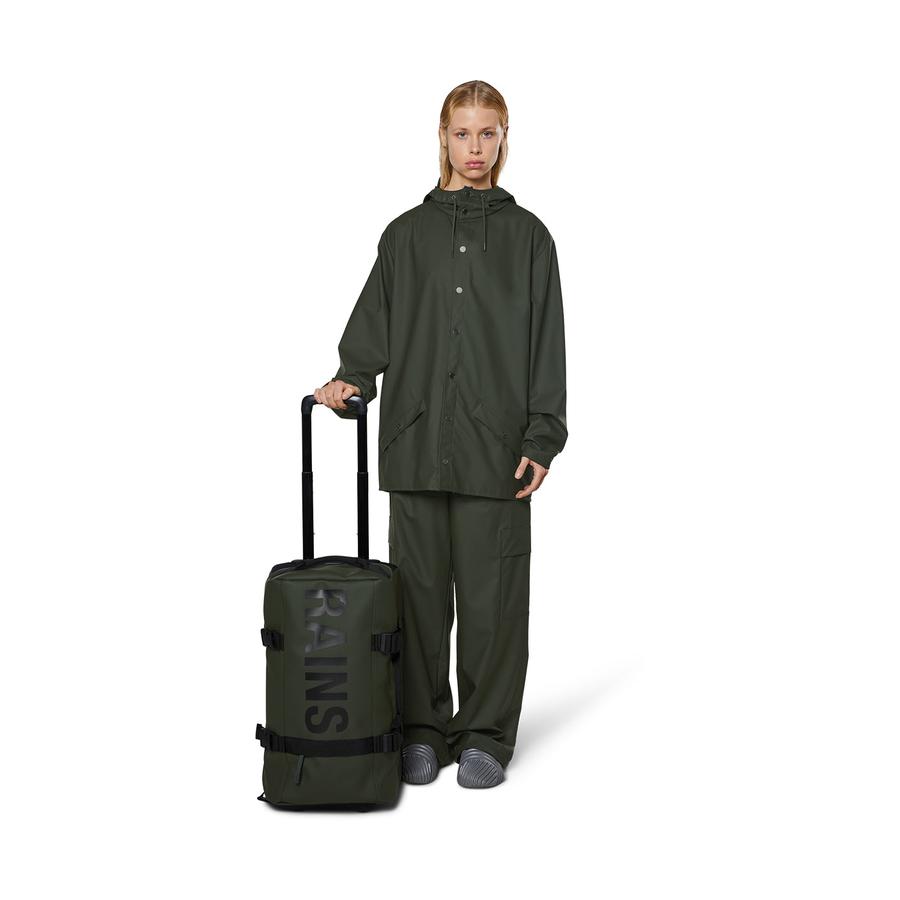 Rains Texel Carry-On Travel Bag Green Green