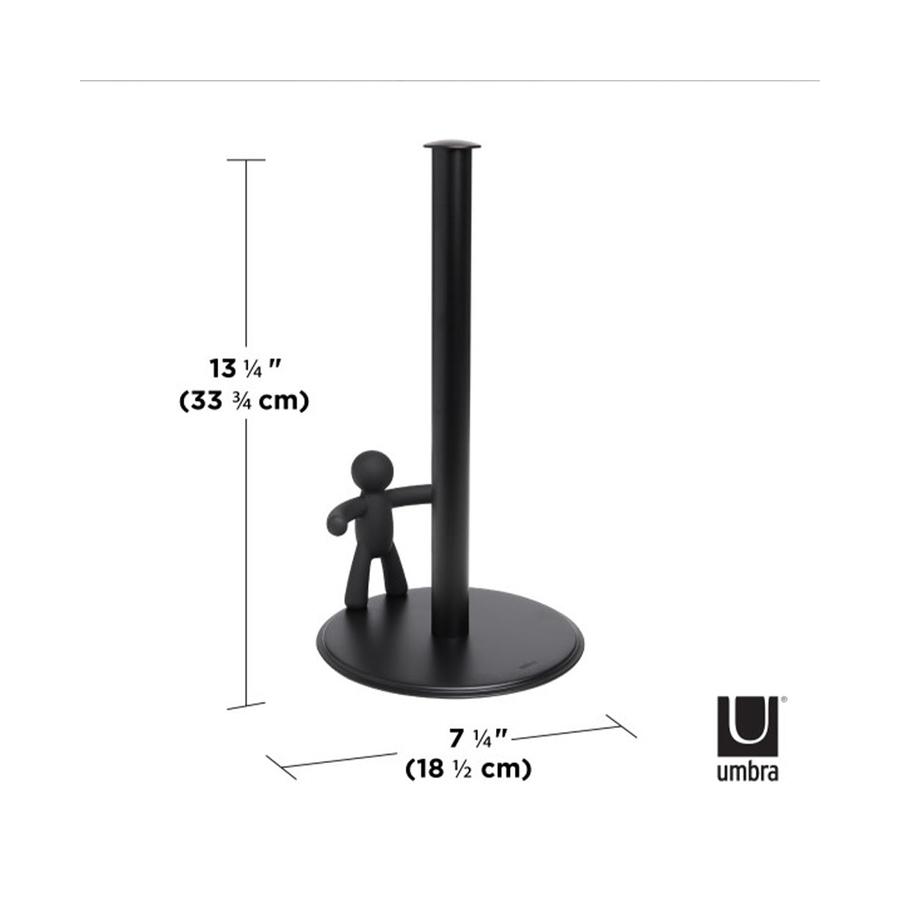 Umbra Buddy Paper Towel Holder Black Black