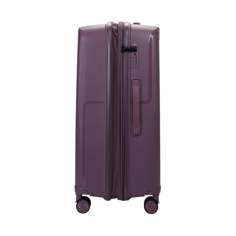 Caselite Aero 56cm, 65cm & 75cm Hardside Luggage Set Purple Purple