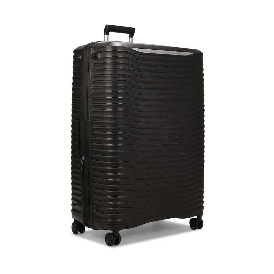 Samsonite Upscape 81cm Hardside Checked Suitcase Black Black