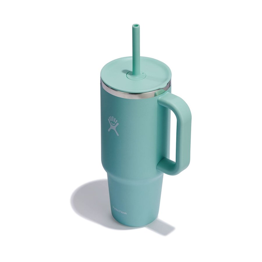 Hydro Flask 40oz (1.18L) All Around Travel Tumbler w/ Straw Lid Dew Dew