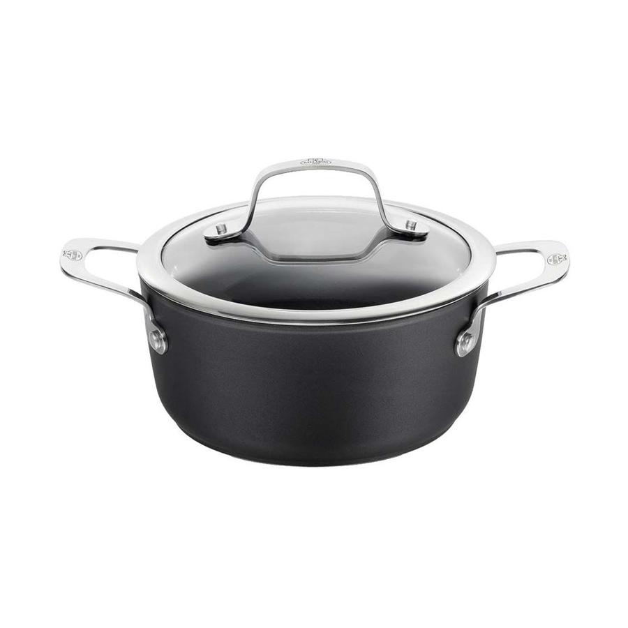 Ballarini Alba 20cm (3.5L) Casserole Pot w/ Lid Black Black