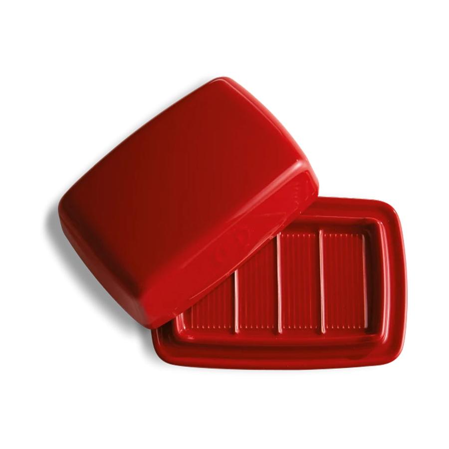 Emile Henry Butter Dish Burgundy Burgundy