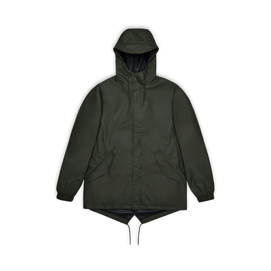 Rains Fishtail Jacket Green XS