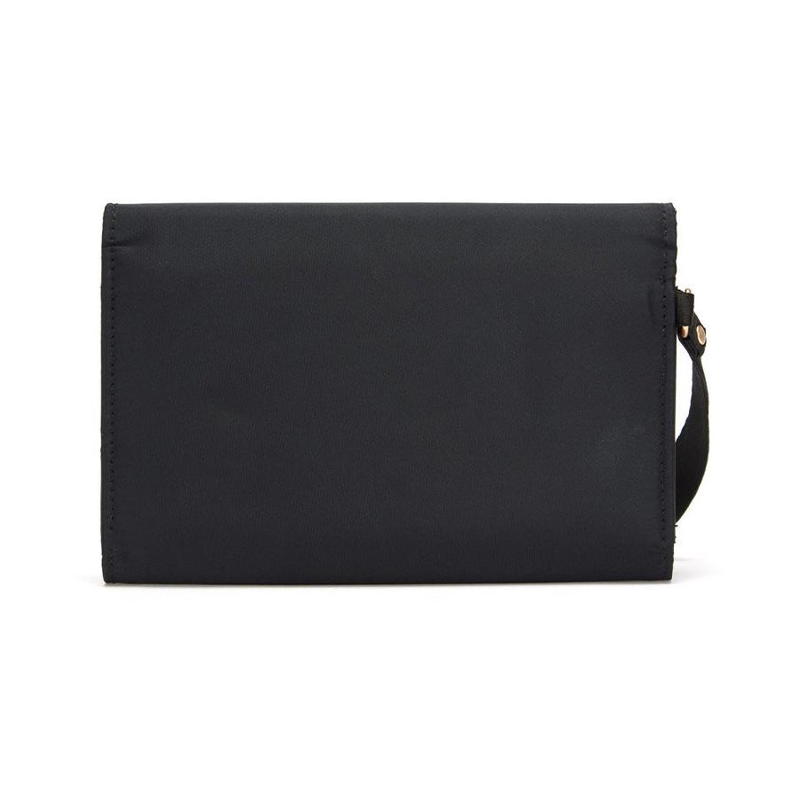 Pacsafe RFIDsafe RFID Blocking Clutch Wallet Black Black
