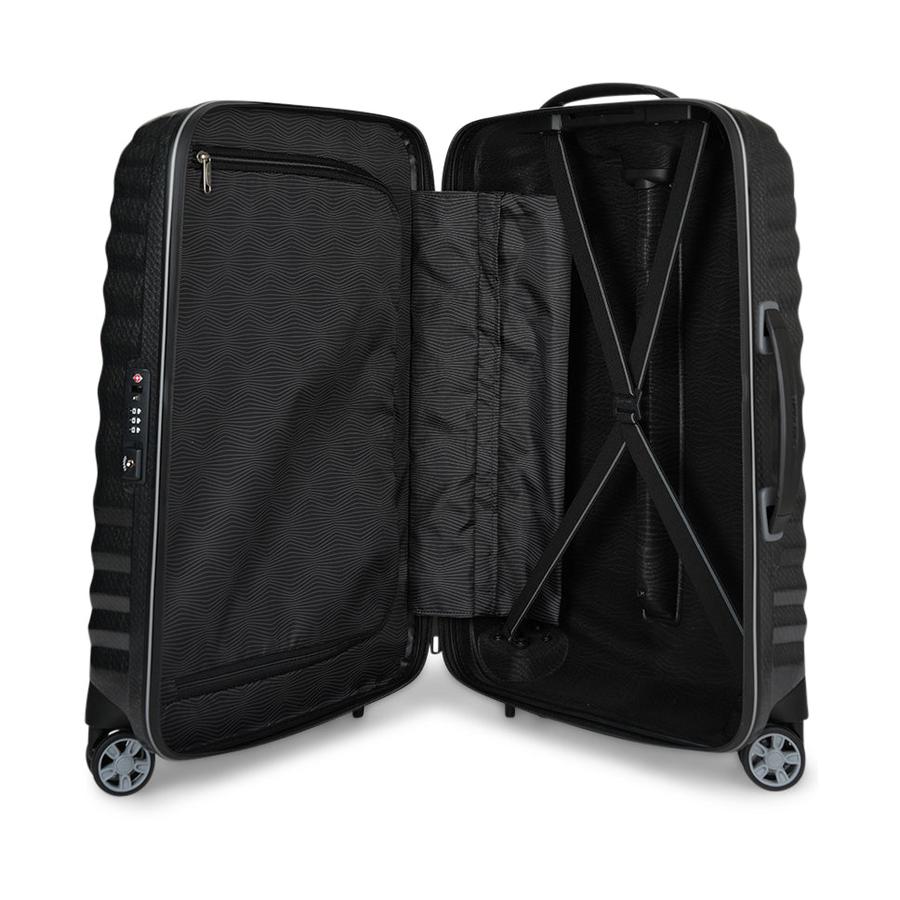 Samsonite Lite-Shock Sport 55cm CURV Carry-On Suitcase Black Black