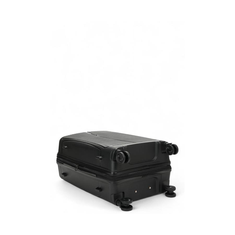 Caselite Quest 56cm & 65cm Hardside Luggage Set Black Black