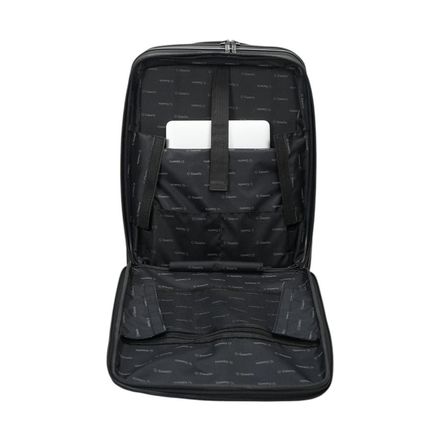 Caselite Venture 57cm & 66cm Top Open Hardside Luggage Set Black Black