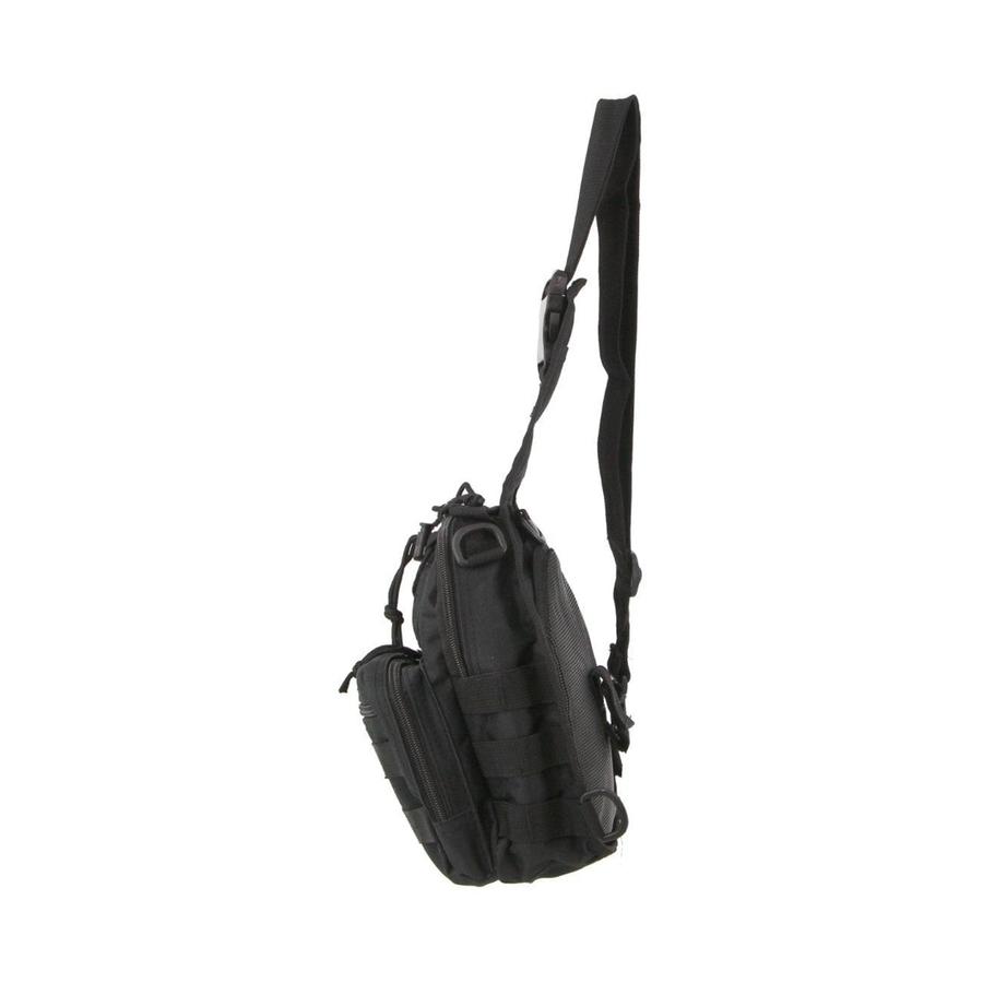 Pierre Cardin Omar Cross Body Tactical Sling Bag Black Black