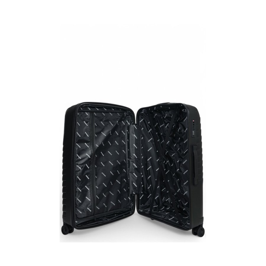 Nomad Journey 56cm, 66cm & 75cm Hardside Luggage Set Black Black