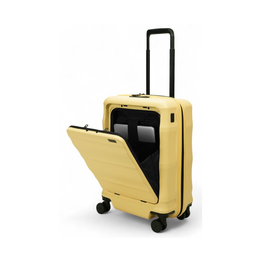 Explorer Luna-Air 55cm Front Access Hardside Carry-On Suitcase Pina Colada Pina Colada