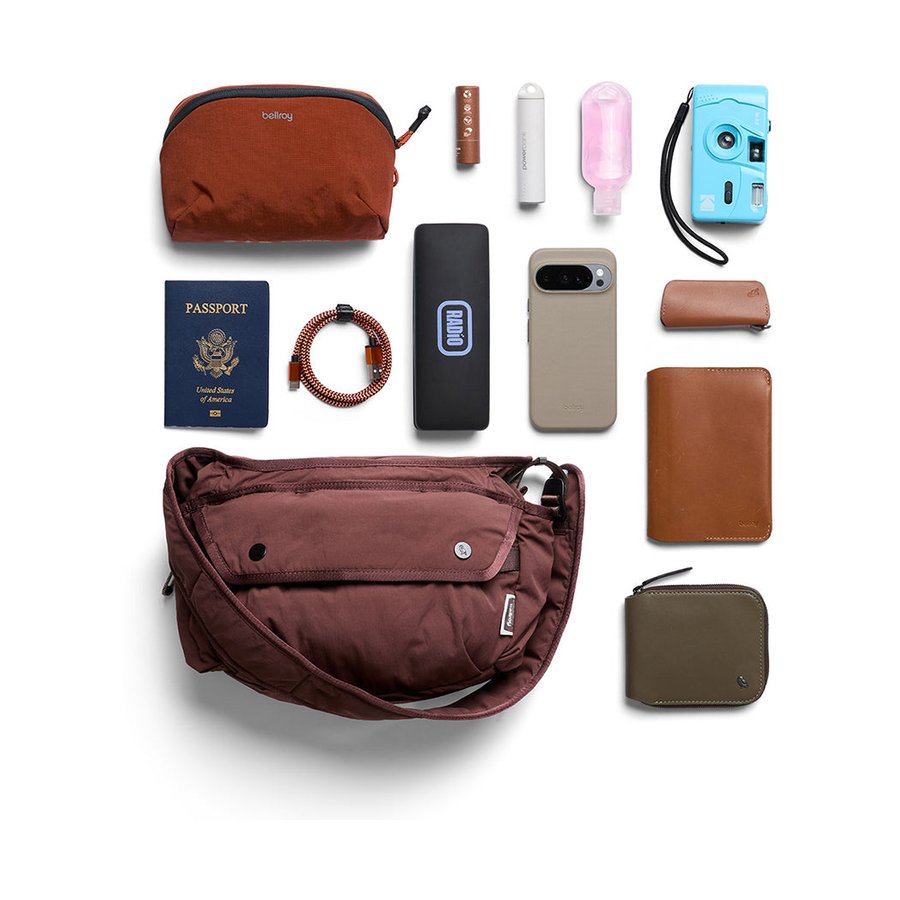 Bellroy Cinch Sling Burgundy Burgundy