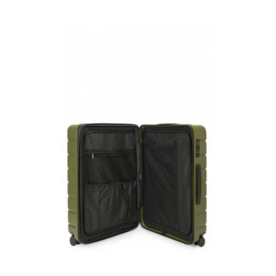 Explorer Arlo Pro 52cm Front Access & 65cm Hardside Luggage Set Evergreen Evergreen