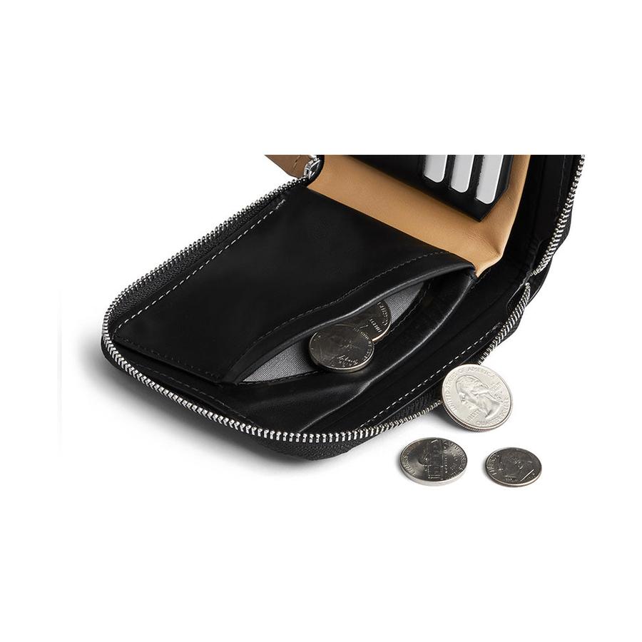 Bellroy RFID Zip Wallet Black Black