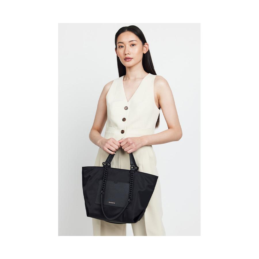 Saben Paris Tote Black Black