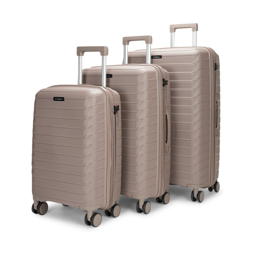 Caselite Expedition 56cm, 65cm & 75cm Hardside Luggage Set Earth Earth