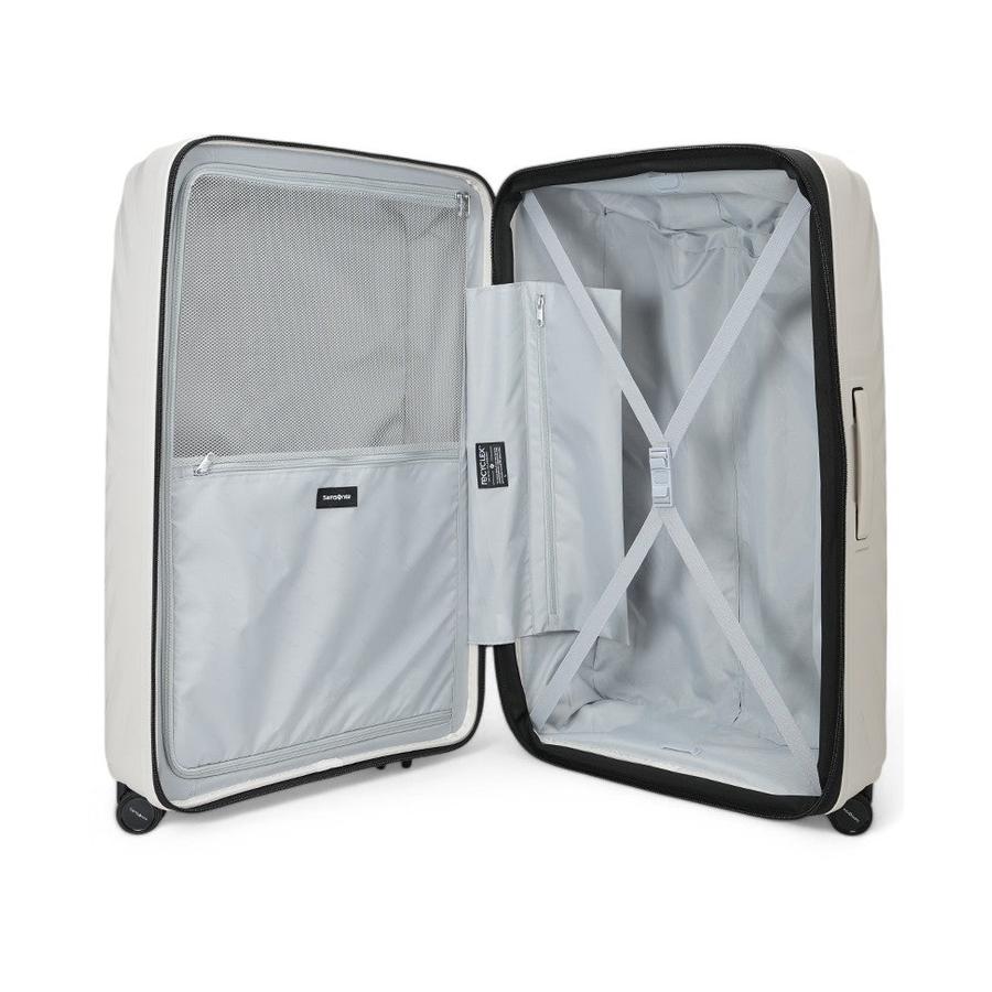 Samsonite Octolite Neo 81cm Hardside Checked Suitcase Off-White Off-White