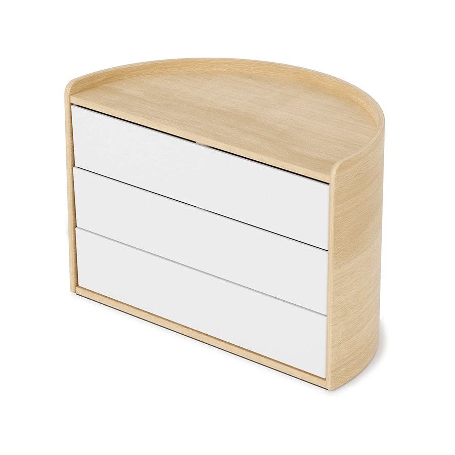 Umbra Moona Storage Box White/Natural White/Natural