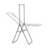 Brabantia Hangon 25m Drying Rack with Rod Matte Black