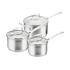 Scanpan Impact 3 Piece Saucepan Set Stainless Steel