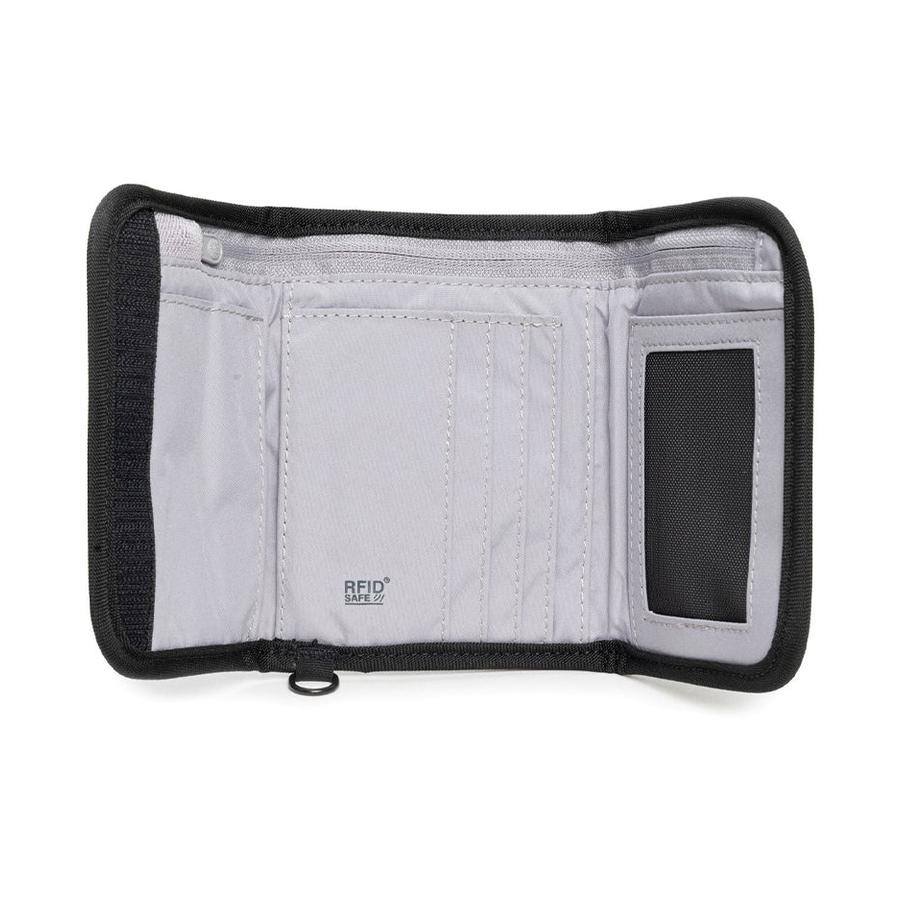 Pacsafe RFIDsafe V125 Anti-Theft RFID Blocking Tri-Fold Wallet Black Black