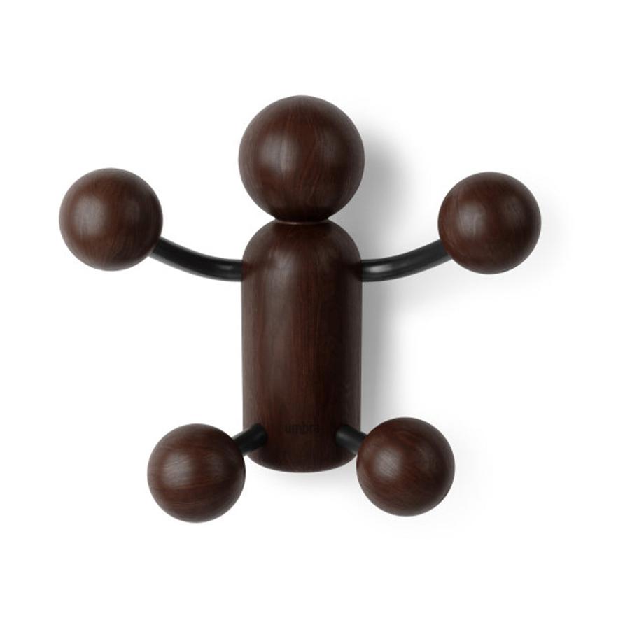 Umbra Woody Wall Hook Black/Walnut Black/Walnut