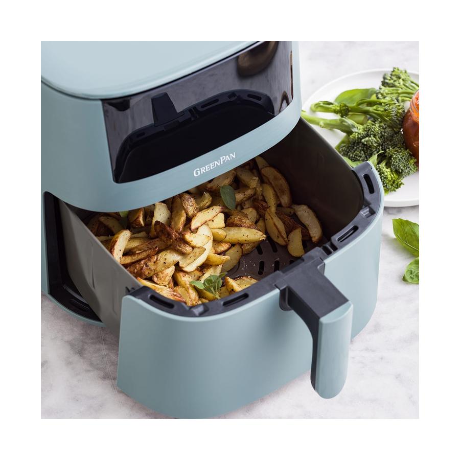 GreenPan Bistro Air Fryer 7.2L Smokey Blue Smokey Blue