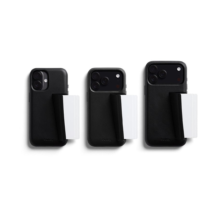 Bellroy iPhone 17 Phone Case - 3 Card Black Black