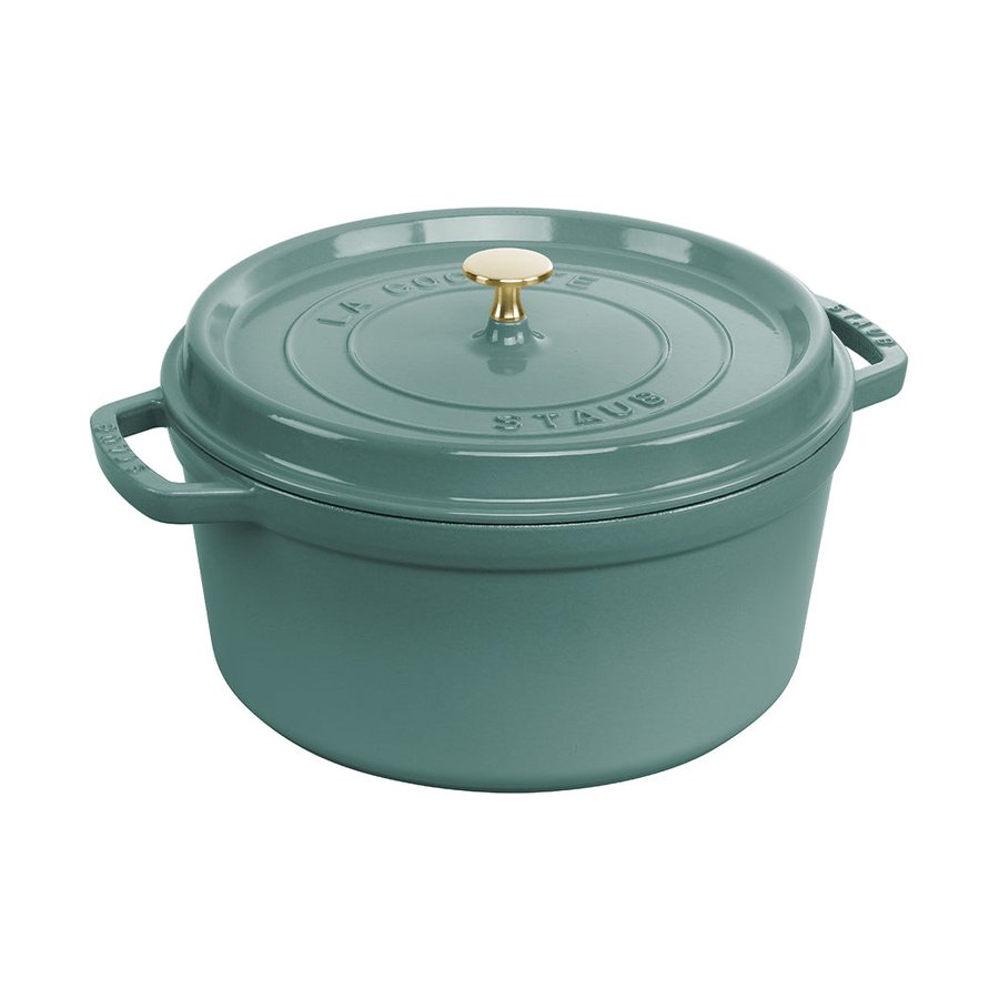 Staub 26cm (5.2L) Round Cocotte Eucalyptus Eucalyptus