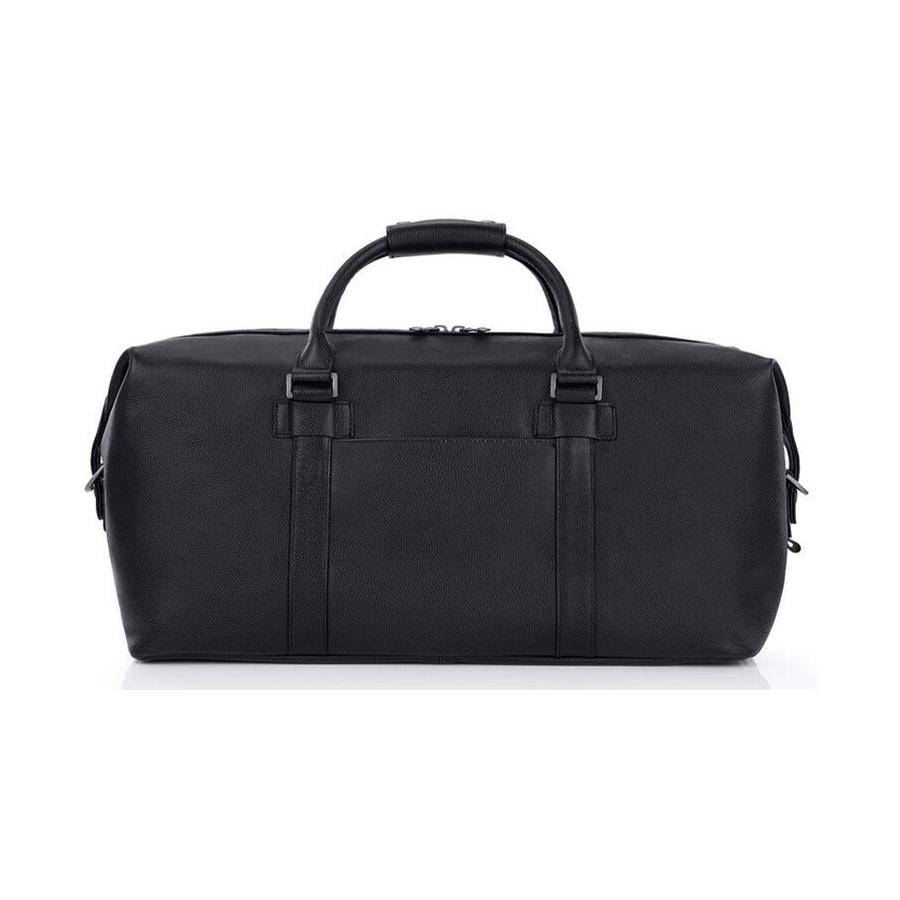 Samsonite Classic Leather Duffle Black Black