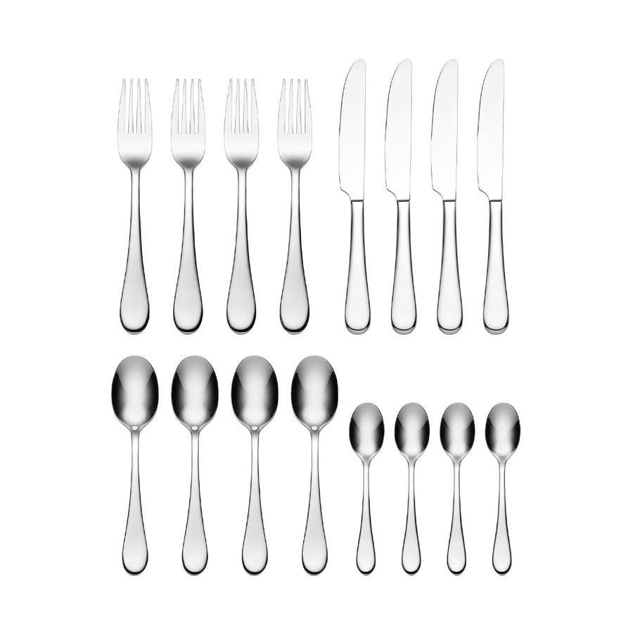 Oneida Icarus 16 Piece Cutlery Set Stainless Steel Stainless Steel