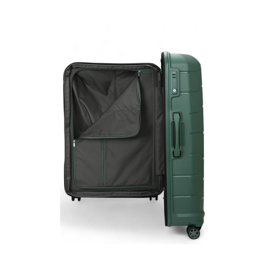 Samsonite Oc2lite 81cm Hardside Checked Suitcase Slate Green Slate Green