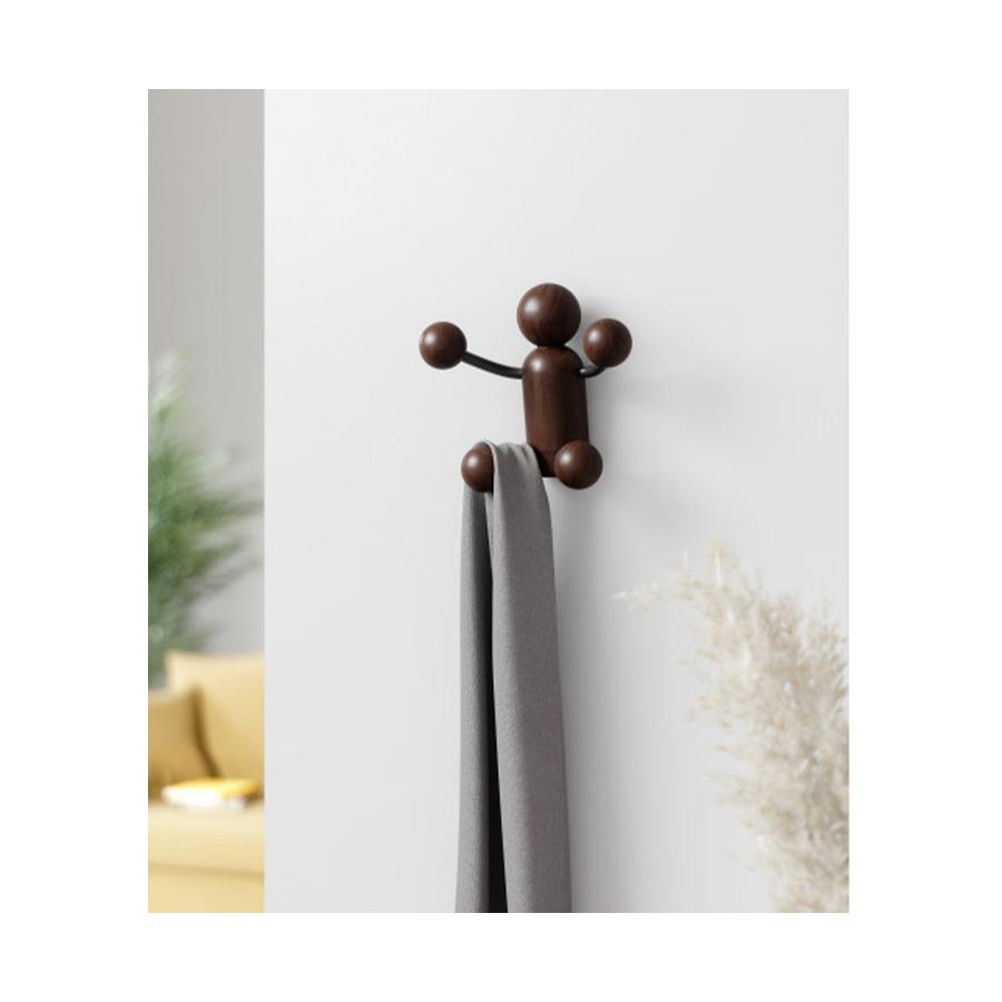 Umbra Woody Wall Hook Black/Walnut Black/Walnut