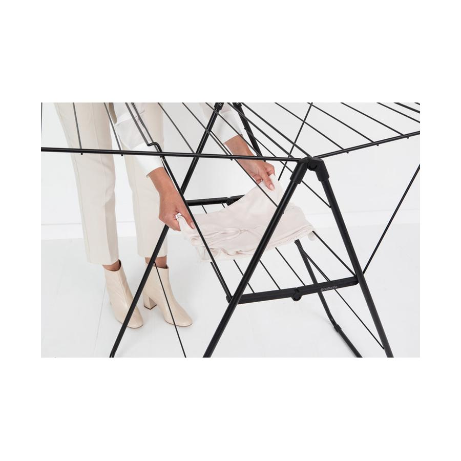 Brabantia Hangon 20m Drying Rack Matte Black Matte Black