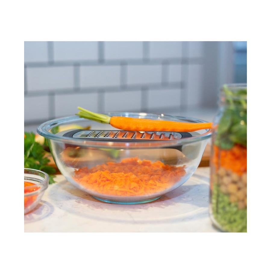 Microplane Bowl Grater Grey Grey