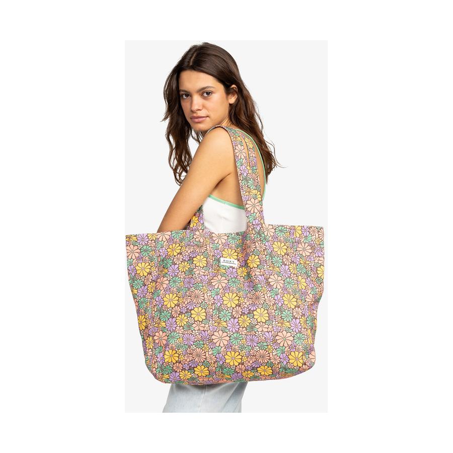 Roxy Women's Anti Bad Vibes Tote Bag All About Sol All About Sol