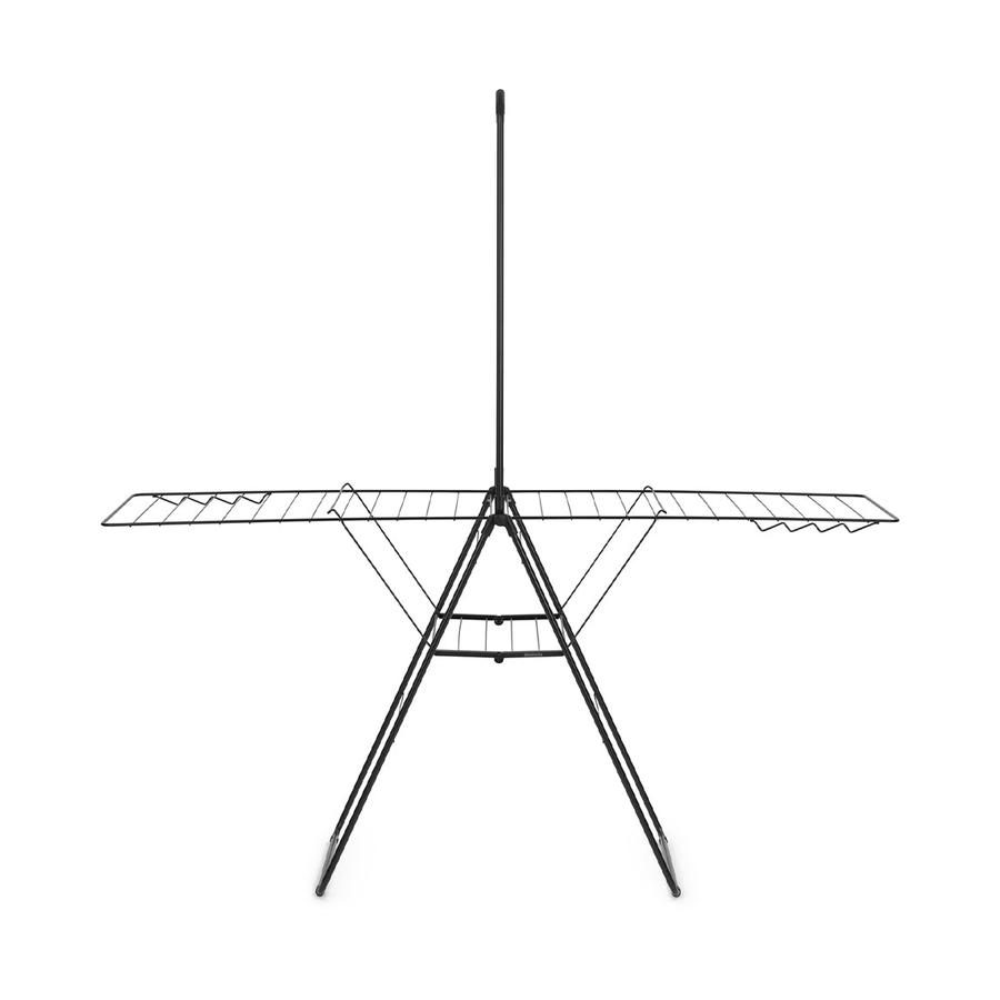 Brabantia Hangon 25m Drying Rack with Rod Matte Black Matte Black