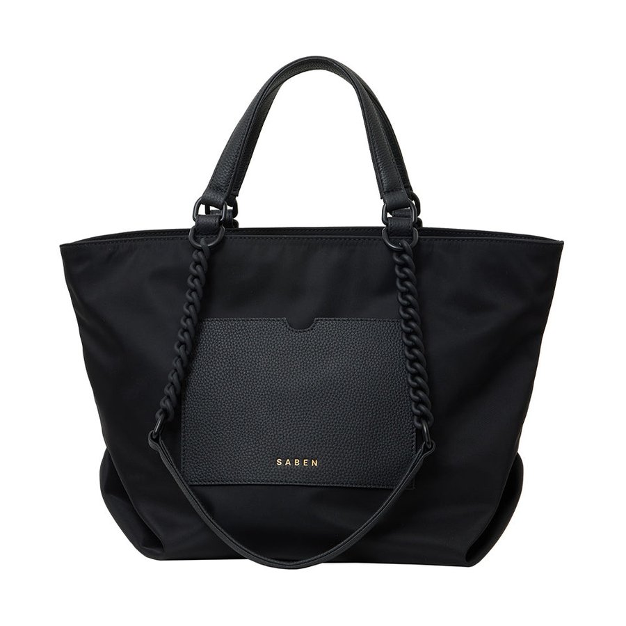 Saben Paris Tote Black Black