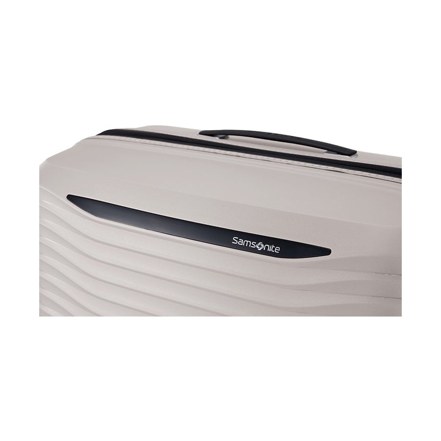 Samsonite Upscape 81cm Hardside Checked Suitcase Stone Grey Stone Grey