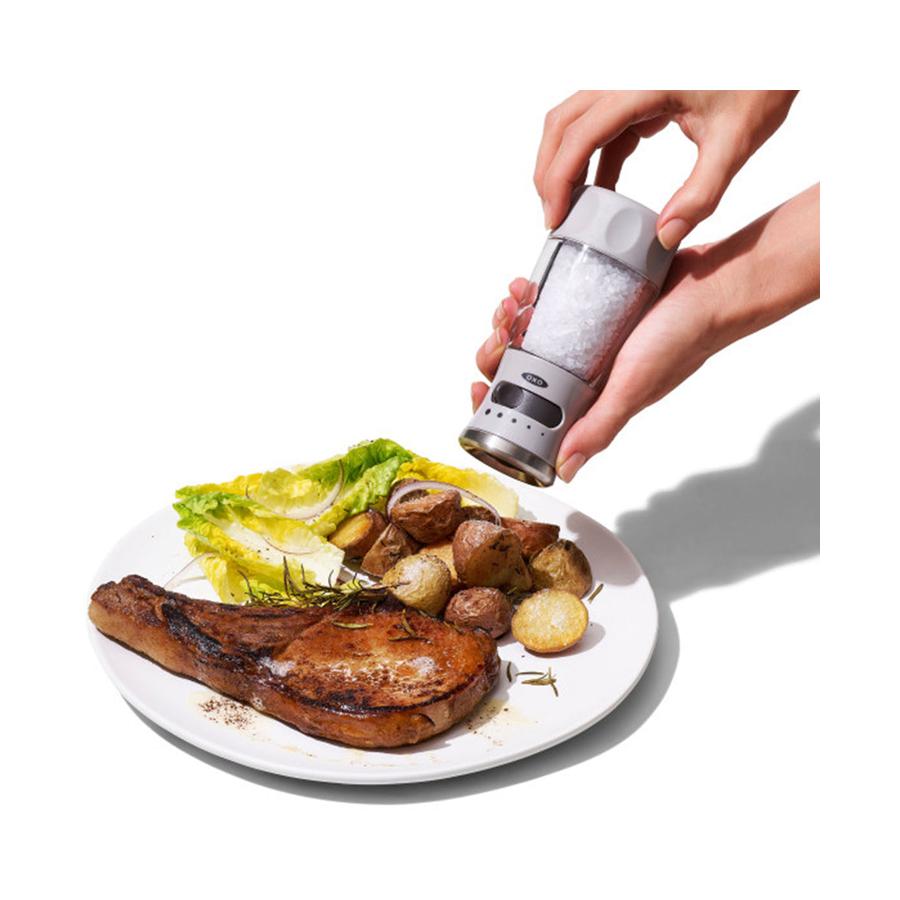 OXO Good Grips Mess-Free Salt Grinder Stainless Steel Stainless Steel