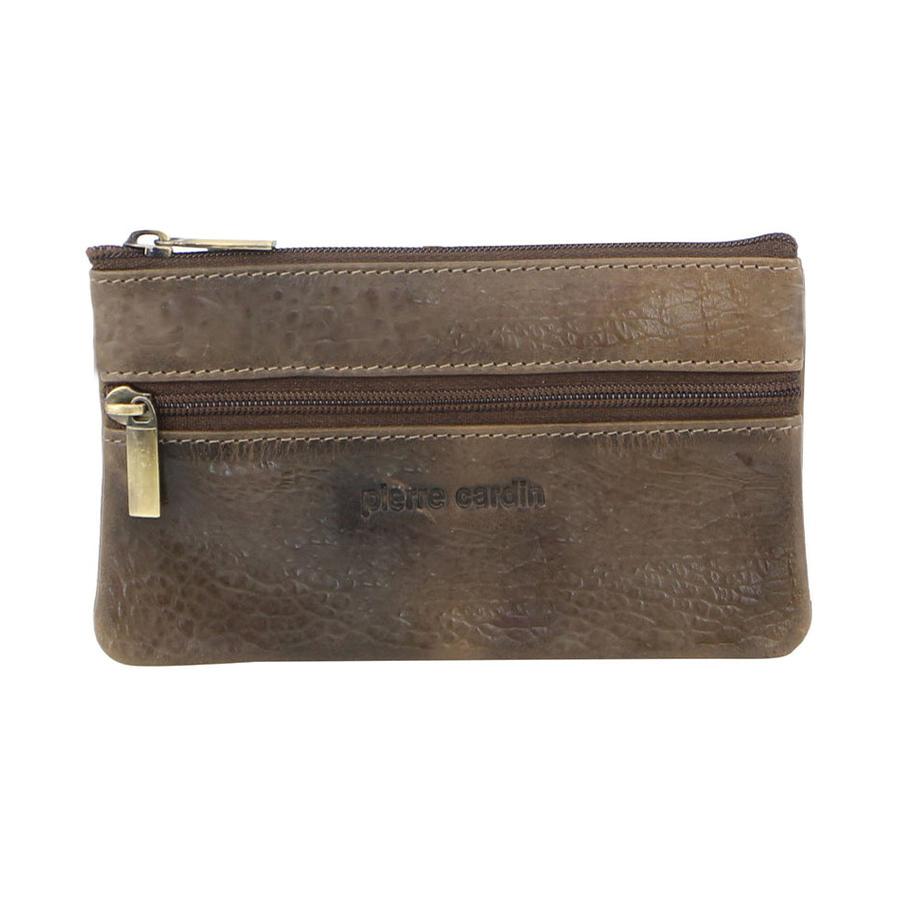 Pierre Cardin Tiana Italian Leather Coin Purse Mocha Mocha