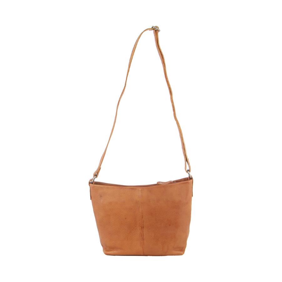 Milleni Evie Women's Leather Crossbody Bag Cognac Cognac