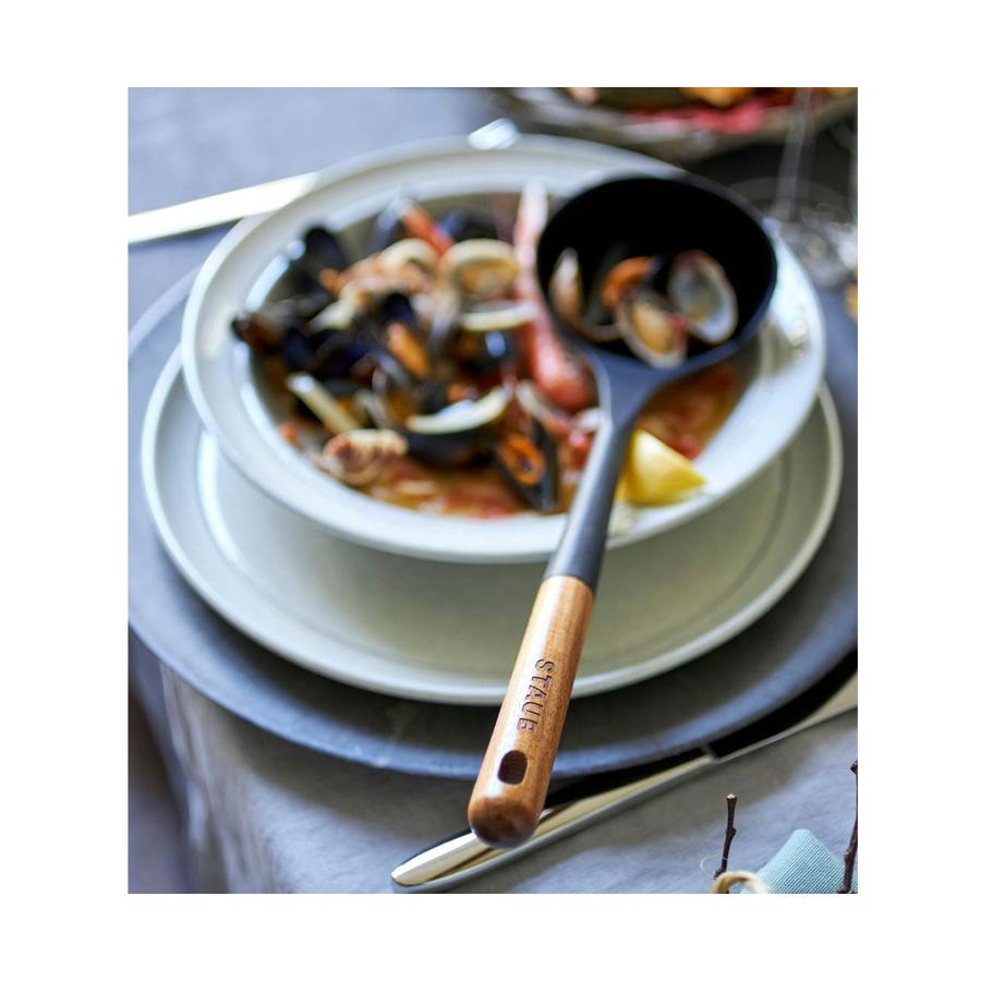 Staub Soup Ladle Black/Natural Black/Natural