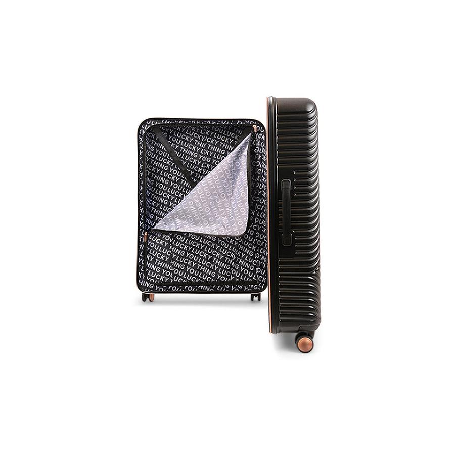 Saben Going Places 76cm Hardside Suitcase Black Black