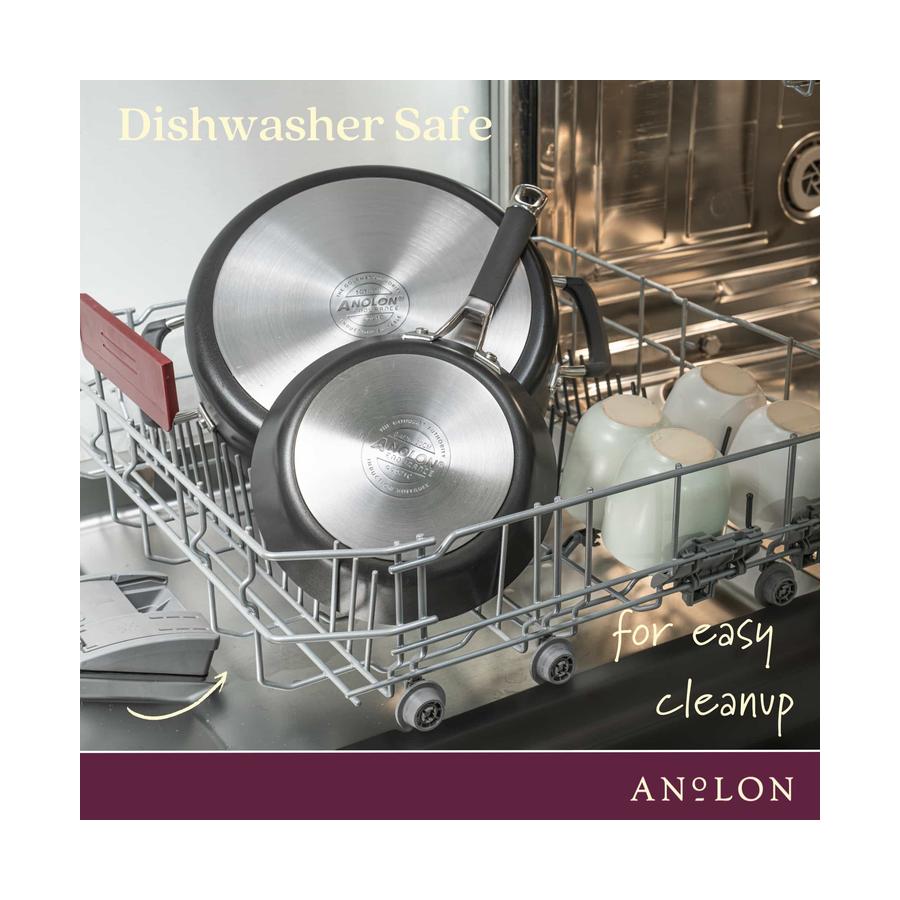 Anolon Endurance+ 3 Piece Cookware Set Black Black