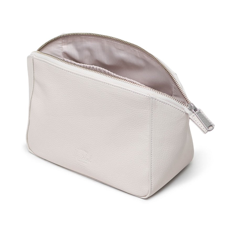 Herschel Milan Vegan Leather Toiletry Kit Moonbeam Moonbeam