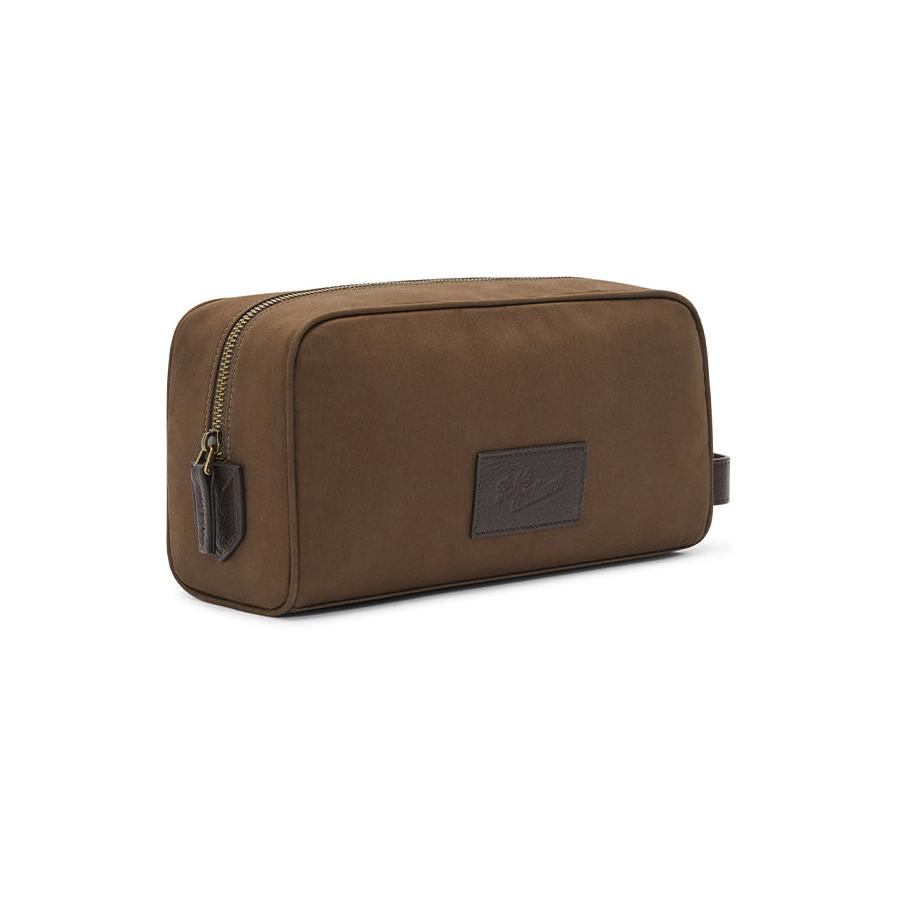 RM Williams Hawkesbury Washbag Dark Brown Dark Brown